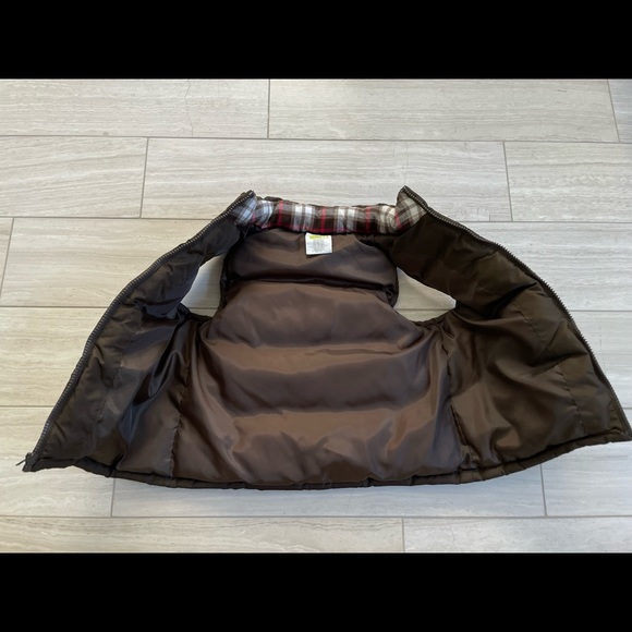 Crazy 8 brown puffer vest, size 4-5y - Picture 4 of 7